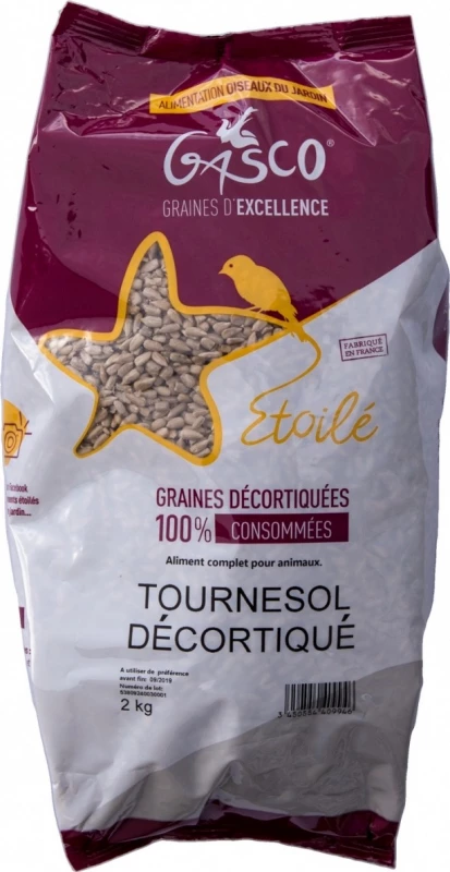 Tournesol Décortiqué 2kg - Gamme Etoilé 1 Tournesol Décortiqué 2kg - Gamme Etoilé