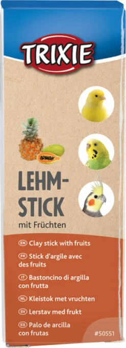 Stick D'argile Avec Des Fruits