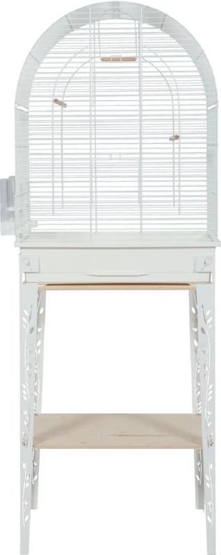 Cage Oiseaux Avec Son Meuble Chic Patio - Blanc - 3 Tailles Disponibles 5 Cage Oiseaux Avec Son Meuble Chic Patio - Blanc - 3 Tailles Disponibles - Afbeelding 5