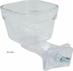Mangeoire Perroquet Transparente