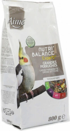 Aimé Nutri'Balance Expert Repas Premium Aliment Complet Pour Grande Perruche