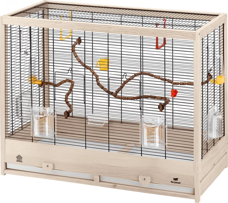 Cage En Bois Giulietta - H50cm 3 Cage En Bois Giulietta - H50cm - Afbeelding 3