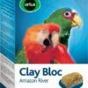 Orlux Clay Bloc Amazon Rive Pierre à Picorer Pour Grandes Perruches Et Perroquets