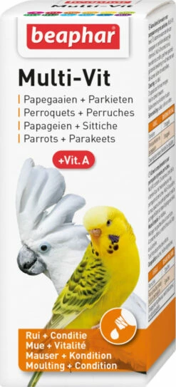 Multi-Vitamines Pour Perruches Et Perroquets