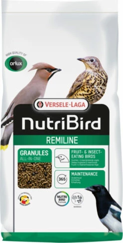 NutriBird Remiline Pateekorrel Granulés Universels Pour Oiseaux Frugivores Et Insectivores