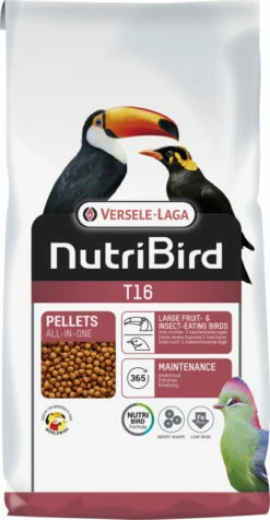 NutriBird T16 Original Entretien Pour Toucans, Touracos Et Autres Grands Frugivores
