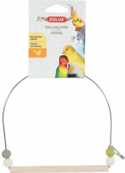 Balançoire Bois Avec Cadre En Fer