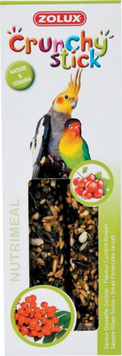 Baguettes Grandes Perruches Groseille/sorbier (x2)