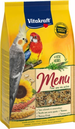 Menu Super Premium Grandes Perruches En Sachet Fraîcheur