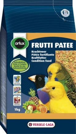 Orlux Frutti Pâtée Fortifiante Multicolore Pour Canaris/ Petites Perruches Et Oiseaux Exotiques