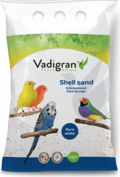 Gravier Fond Cage Blanc