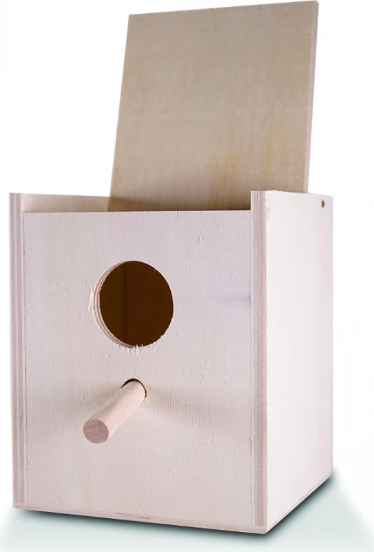 Nichoir Pour Oiseaux Exotiques Vadigran En Bois - Disponible En 2 Tailles 2 Nichoir Pour Oiseaux Exotiques Vadigran En Bois - Disponible En 2 Tailles - Afbeelding 2