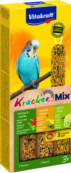 VITAKRAFT Kräcker Trio-Mix - Friandise Pour Perruches