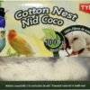 TYROL Nid En Fibres De Coton Pour Oiseaux Domestiques. 100% Coton. Coloris Blanc. 50G