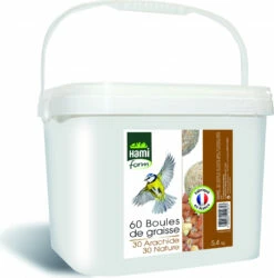 Seau Boules De Graisse Mixtes X60