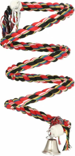 Perchoir Corde Spirale Pour Oiseaux Zolia