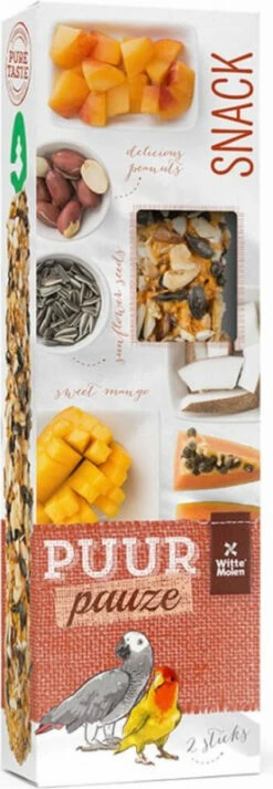 Witte Molen Purr Pauze Stick Inséparable & Perrcuche Papaye & Coco