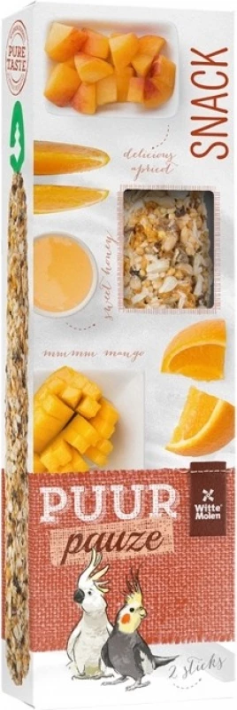 Witte Molen Purr Pauze Stick Grande Perruche & Cacatoès 2 Witte Molen Purr Pauze Stick Grande Perruche & Cacatoès - Afbeelding 2