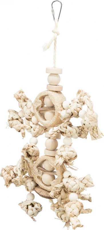 Jouet Naturel Pour Perruches/calopsittes - 42 Cm 1 Jouet Naturel Pour Perruches/calopsittes - 42 Cm