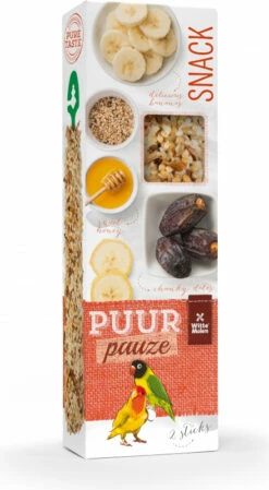 Witte Molen Purr Bâtonnets De Graines Au Miel Et Aux Dattes Pour Inséparables