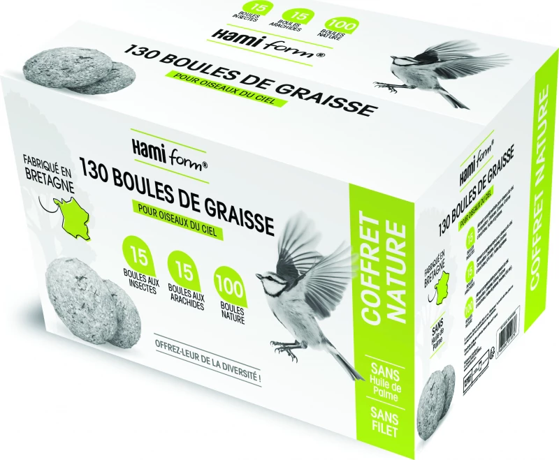 Carton De 130 Boules De Graisse Variées Sans Filets 1 Carton De 130 Boules De Graisse Variées Sans Filets