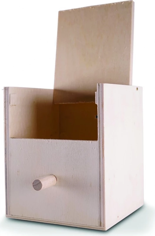 Nichoir Pour Oiseaux Exotiques Vadigran En Bois - Disponible En 2 Tailles 4 Nichoir Pour Oiseaux Exotiques Vadigran En Bois - Disponible En 2 Tailles - Afbeelding 4