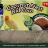 TYROL Nid En Fibres De Coco Pour Oiseaux Domestiques. 100% Fibre De Coco. Coloris Marron. 330G