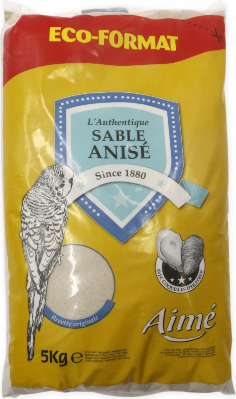 Aimé Sable Anisé Pour Oiseaux Domestiques 1 Aimé Sable Anisé Pour Oiseaux Domestiques