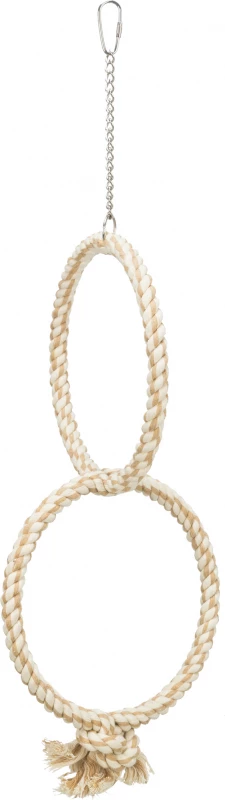 Double Anneaux En Corde - Ø 16 Cm