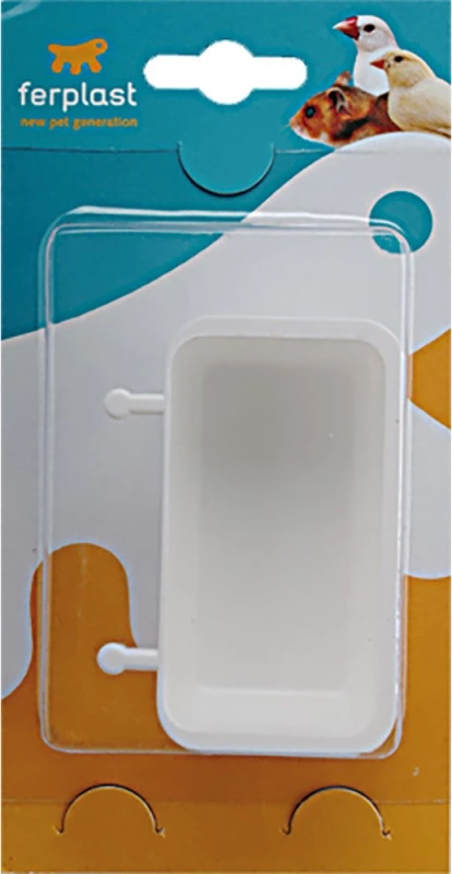 Mangeoire En Plastique Blanche 2 Mangeoire En Plastique Blanche - Afbeelding 2