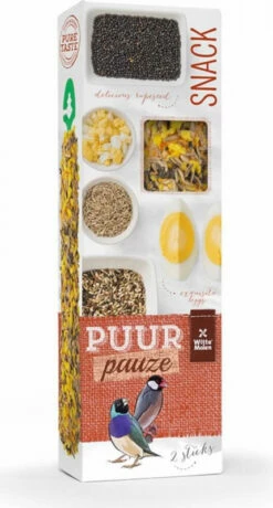 Witte Molen Purr Pauze Stick Oiseau Tropical