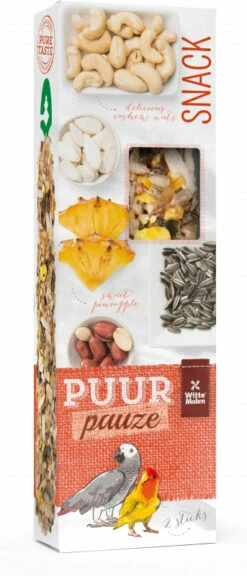 Witte Molen Purr Bâtonnets De Graines Ananas Et Cacahuètes Pour Perroquets